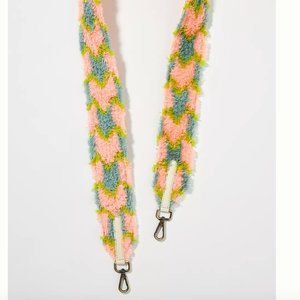 ⭐️ Perrie Fuzzy Furry Pastel Hipster Chic Glam Hippie Modern Classy Bag Strap